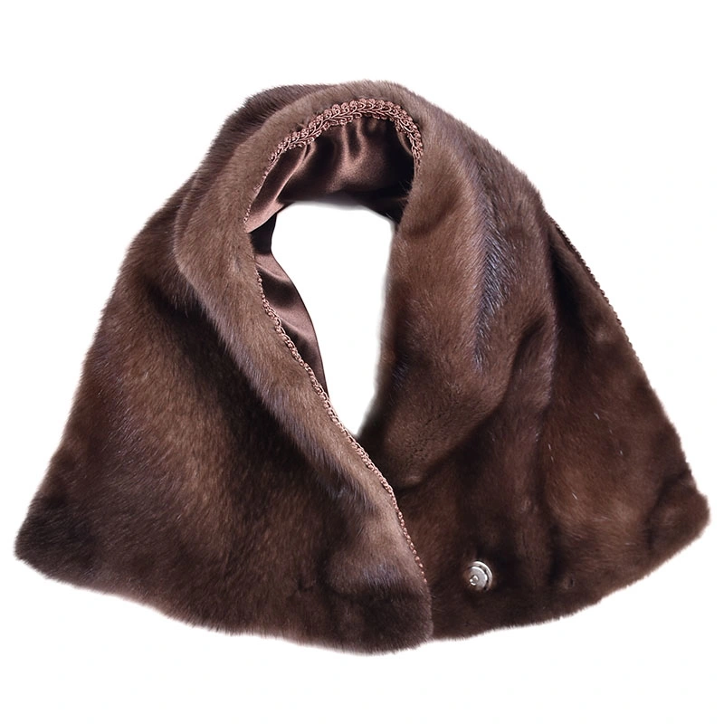 Wholesale Custom Winter Warm Comfortable Fashion Soft Women Mink Fur Snood Snood Winter